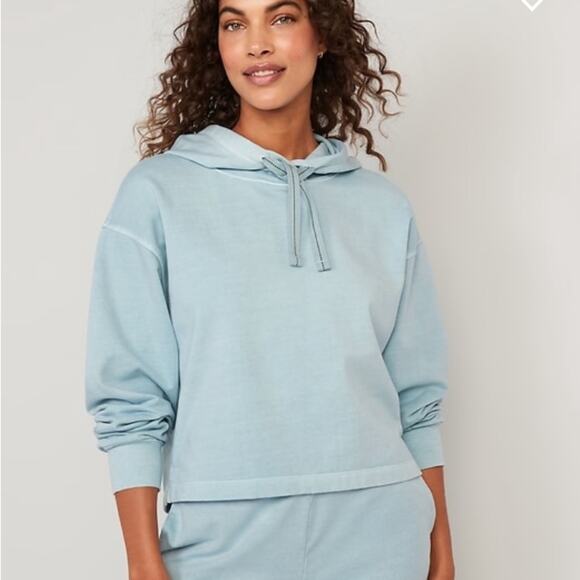 Old Navy Ionian Sea Snuggly Fleece Hoodie - Picture 1 of 9